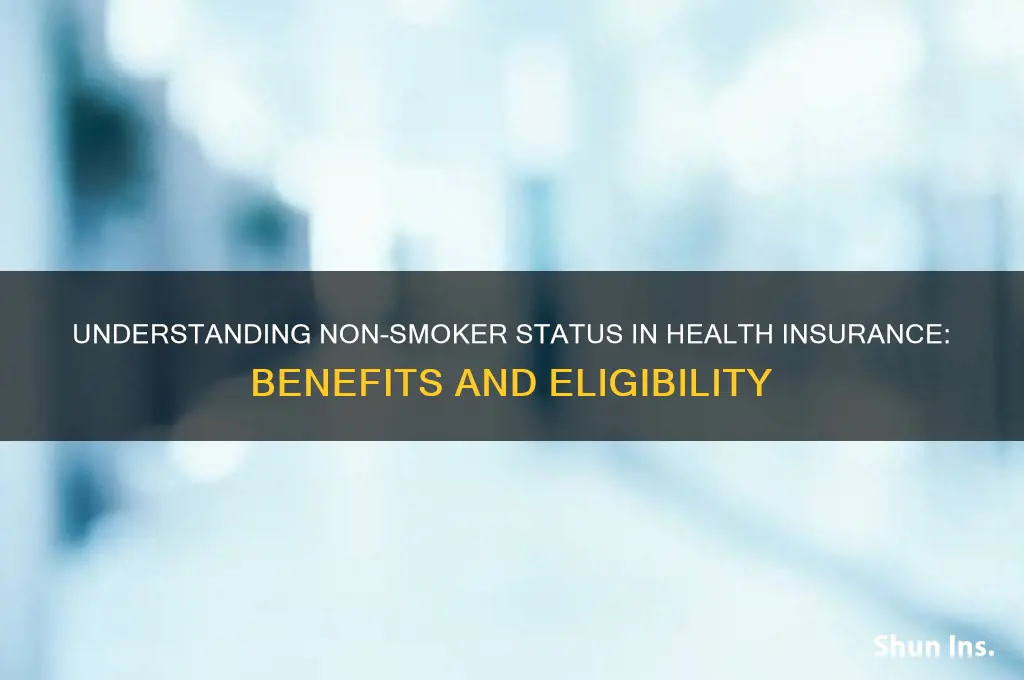 what is a non smoker for health insurance