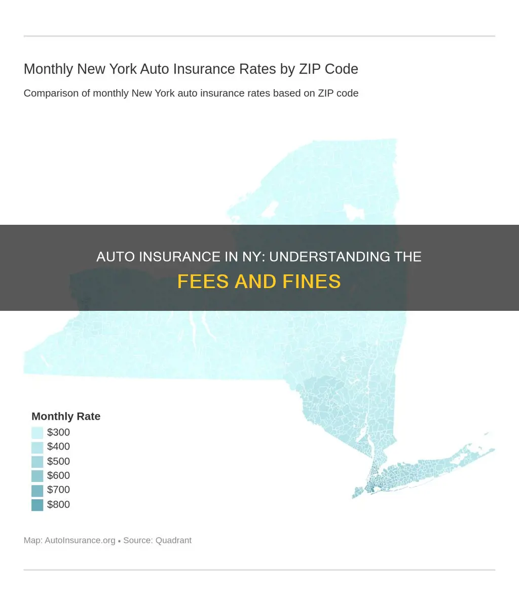 what is a ny fee for auto insurance