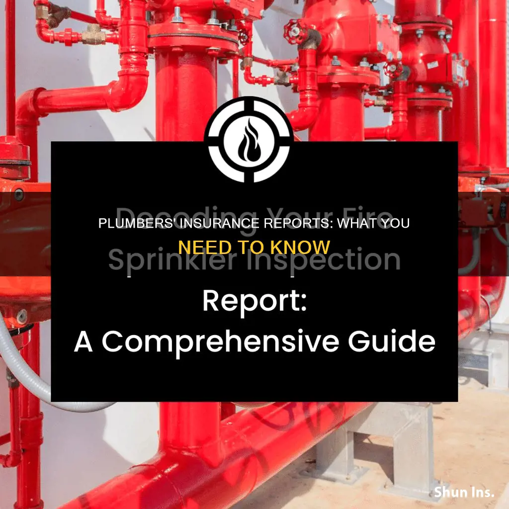 what is a plumbers report for insurance