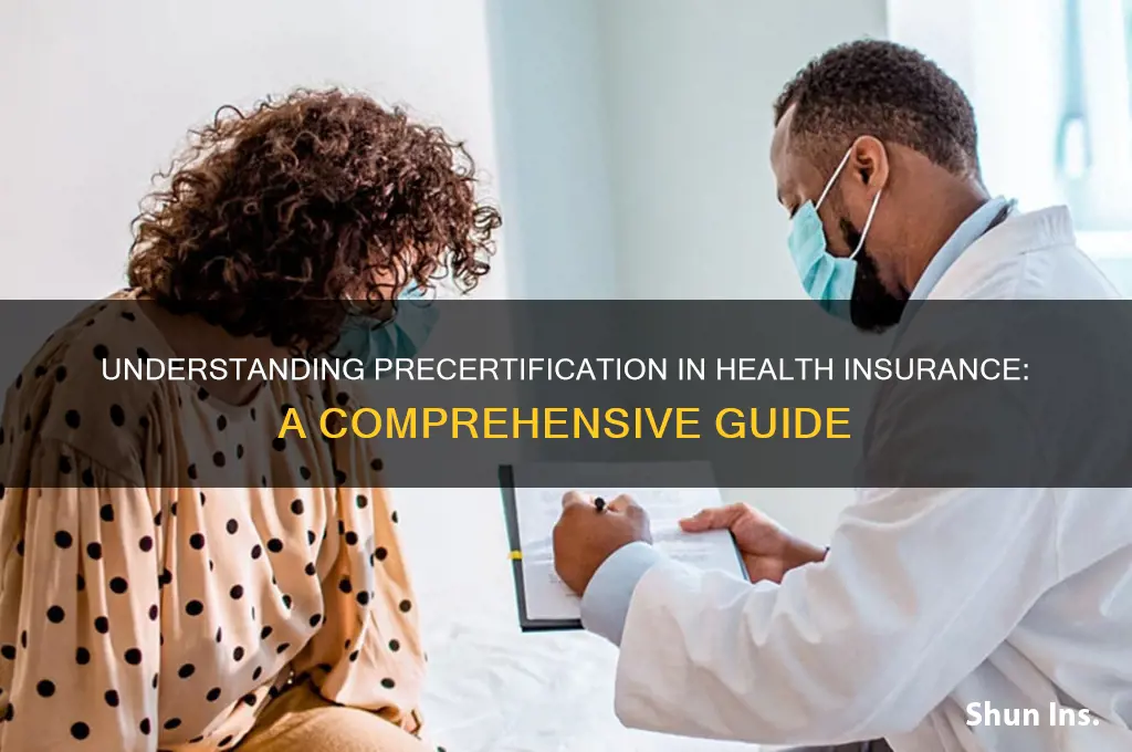 what is a precertification in health insurance