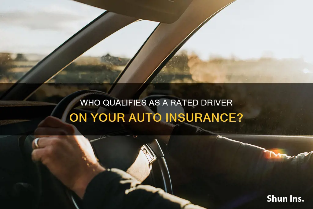 what is a rated driver for auto insurance