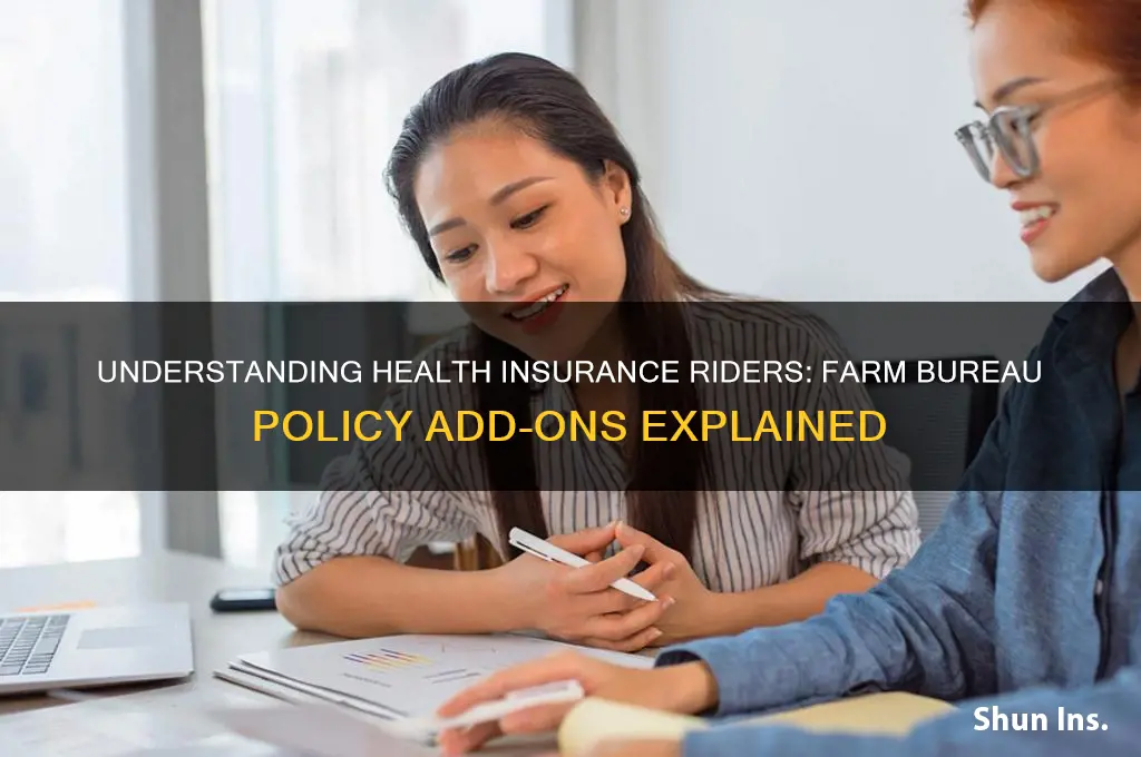 what is a rider on health insurance farm bureau