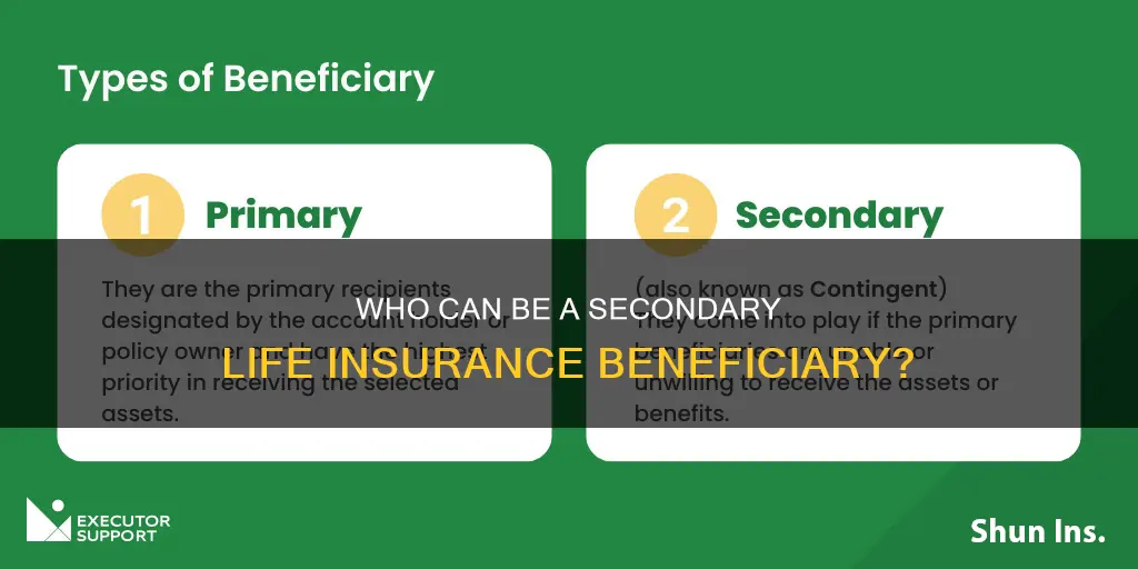 what is a secondary beneficiary for life insurance