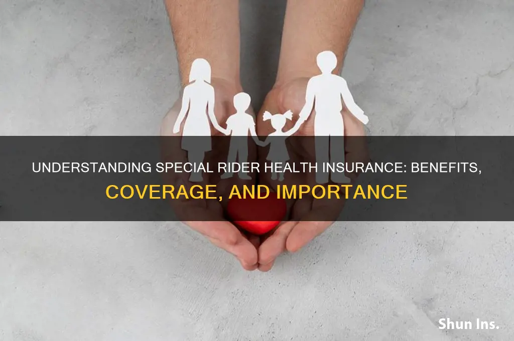 what is a special rider health insurance