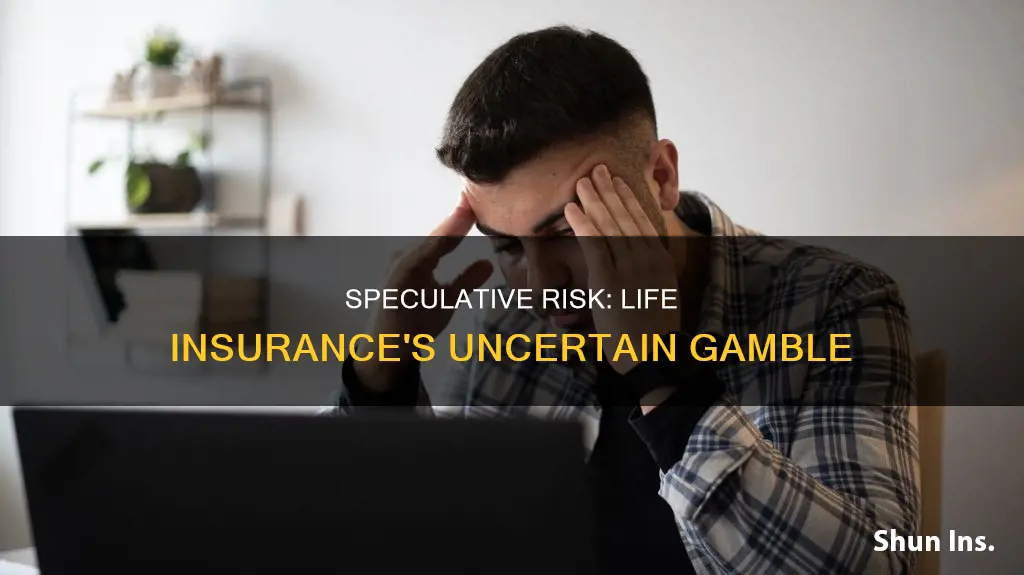 what is a speculative risk in life insurance