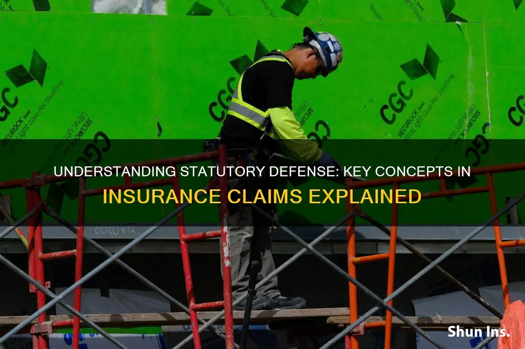 what is a statutory defense in insurance
