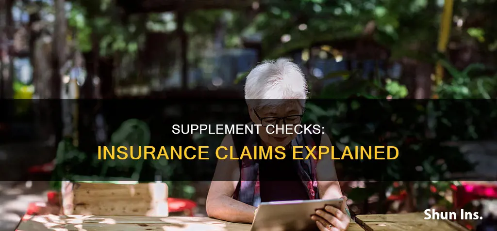 what is a supplement check from insurance