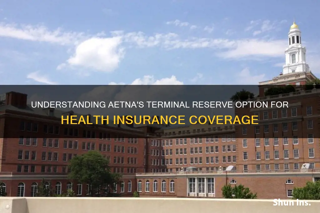 what is a terminal reserve option for health insurance aetna