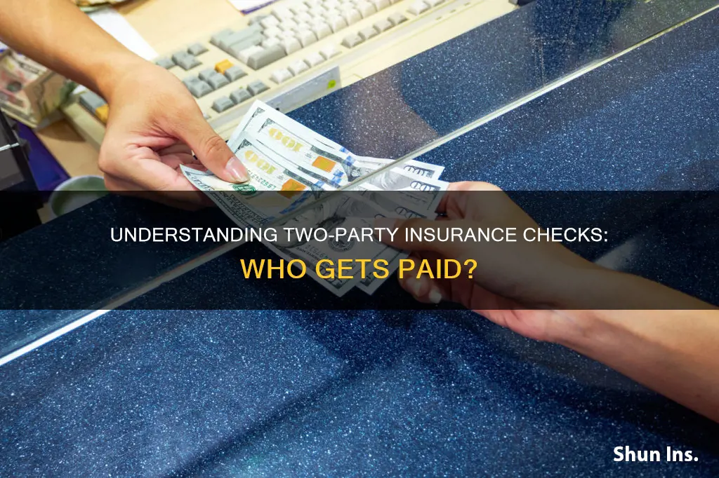 what is a two party insurance check