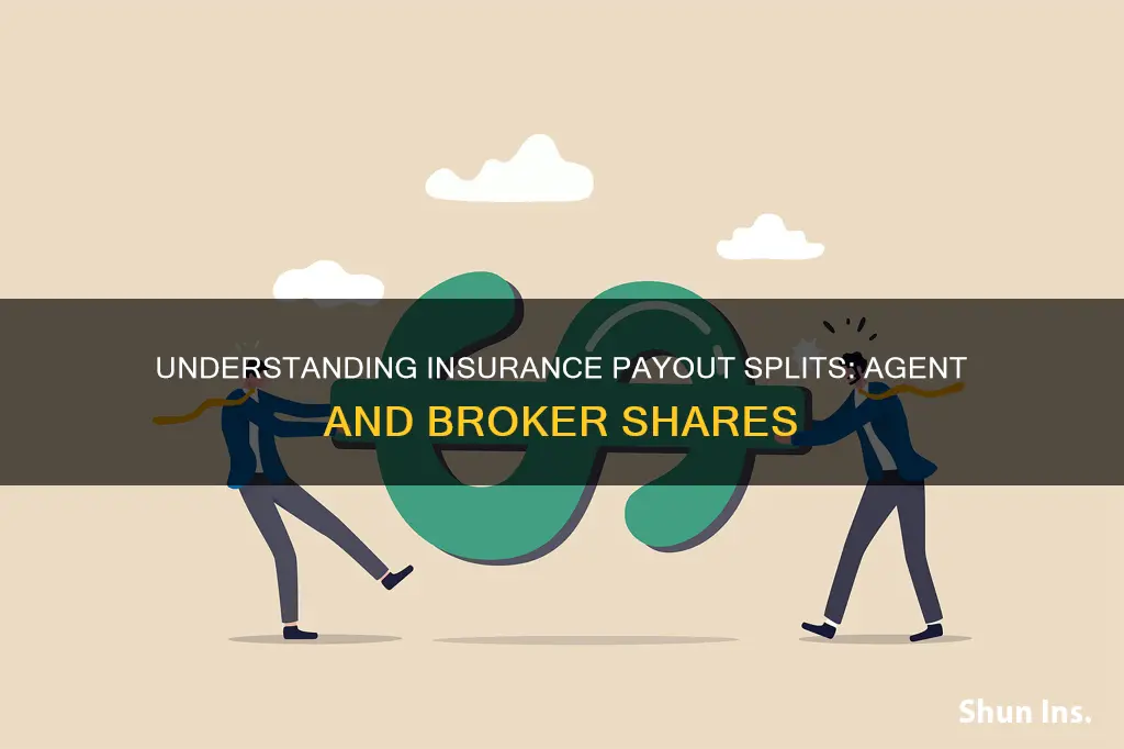 what is a typical split for insurance agents and broker