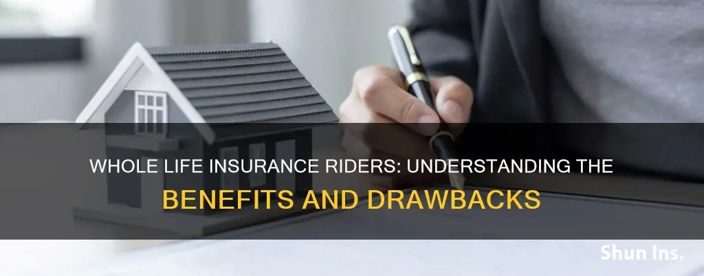 what is a whole life insurance rider