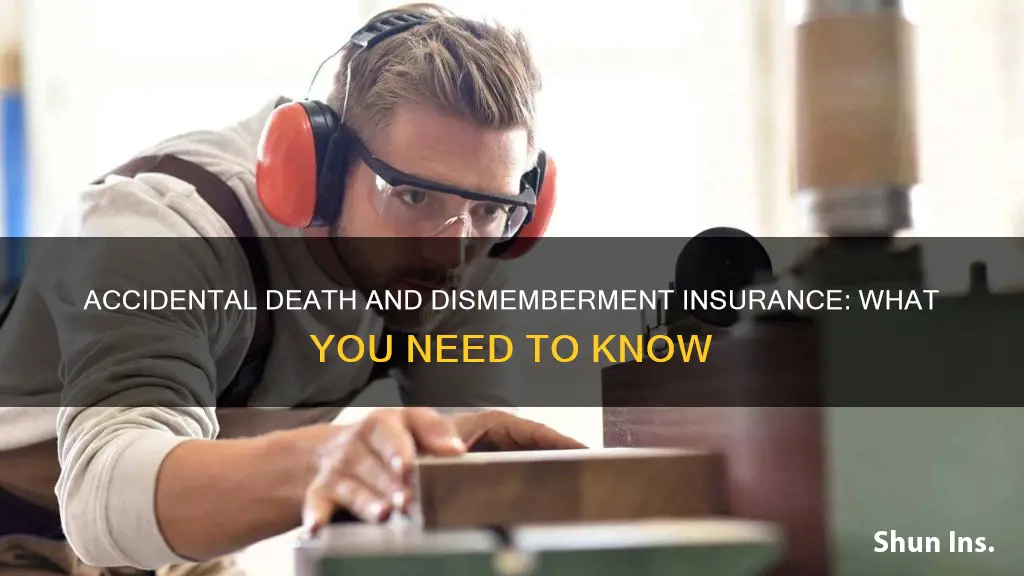 what is accidental death and dismemberment life insurance