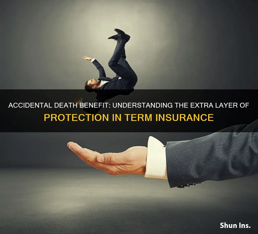 what is accidental death benefit in term insurance