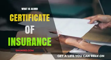 Understanding ACORD Certificate of Insurance: Purpose, Benefits, and Usage