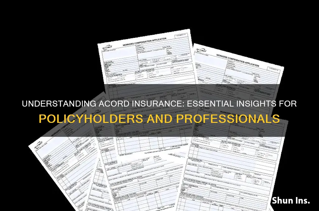 what is acord insurance