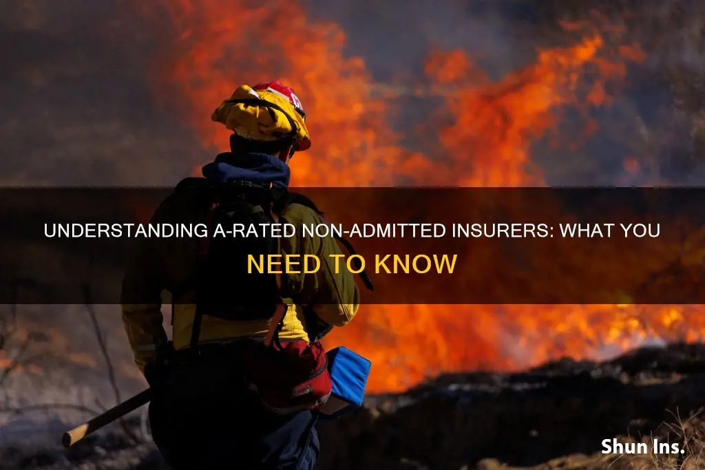 what is an a rated not admitted insurer