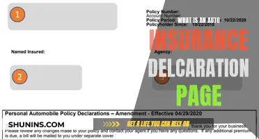 Understanding Your Auto Insurance: Declaration Page Explained