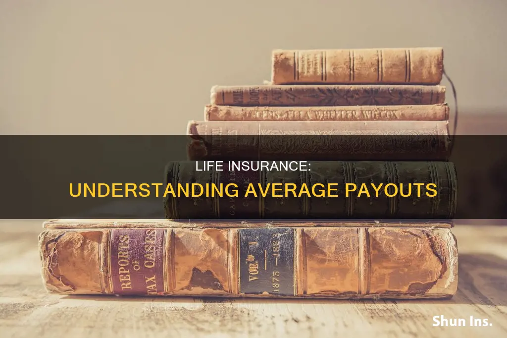 what is an average life insurance payout