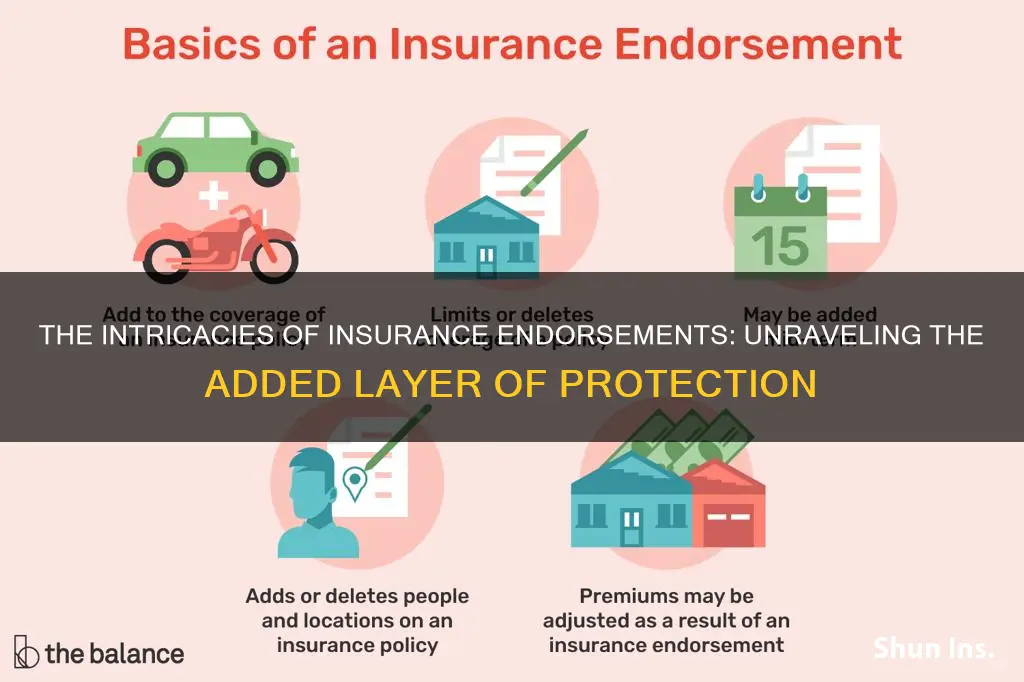 what is an endorsement in insurance terms