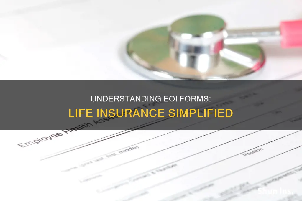 what is an eoi form for life insurance