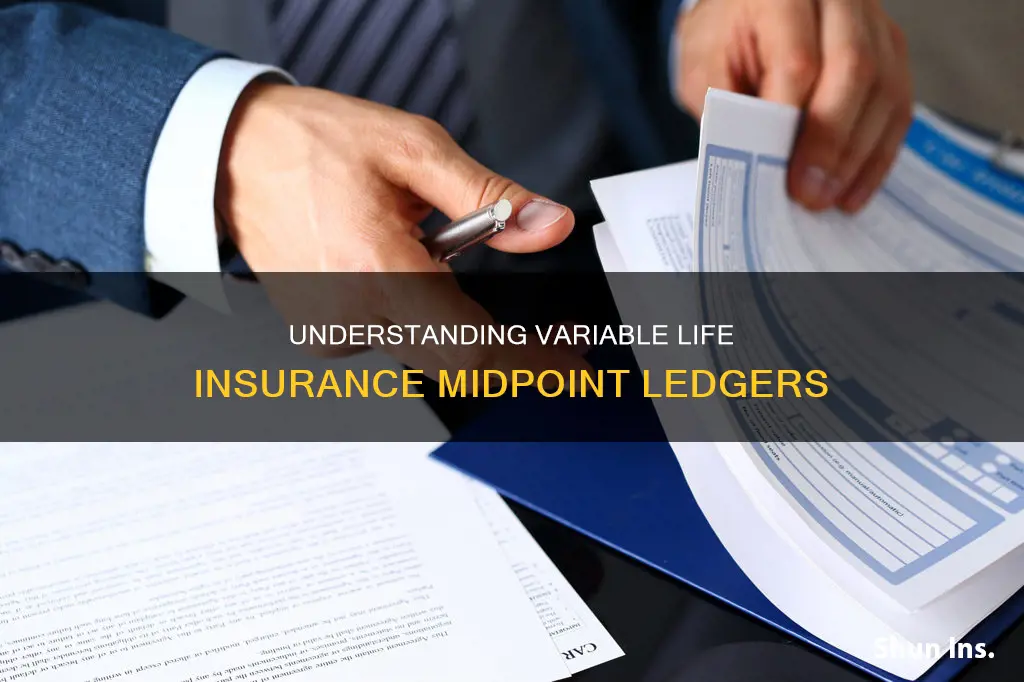 what is an expected midpoint ledger for variable life insurance