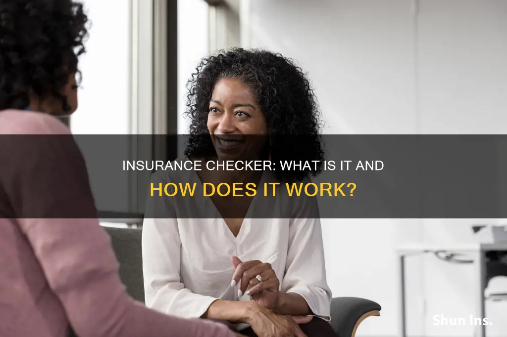 what is an insurance checker