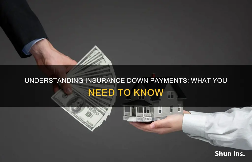 what is an insurance down payment