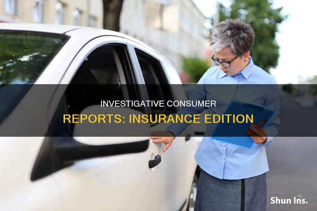 what is an insurance investigative consumer report