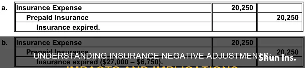 what is an insurance negative adjustment