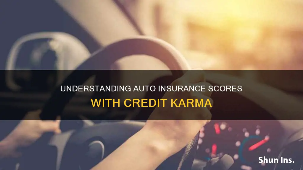 what is auto insurance score on credit karma