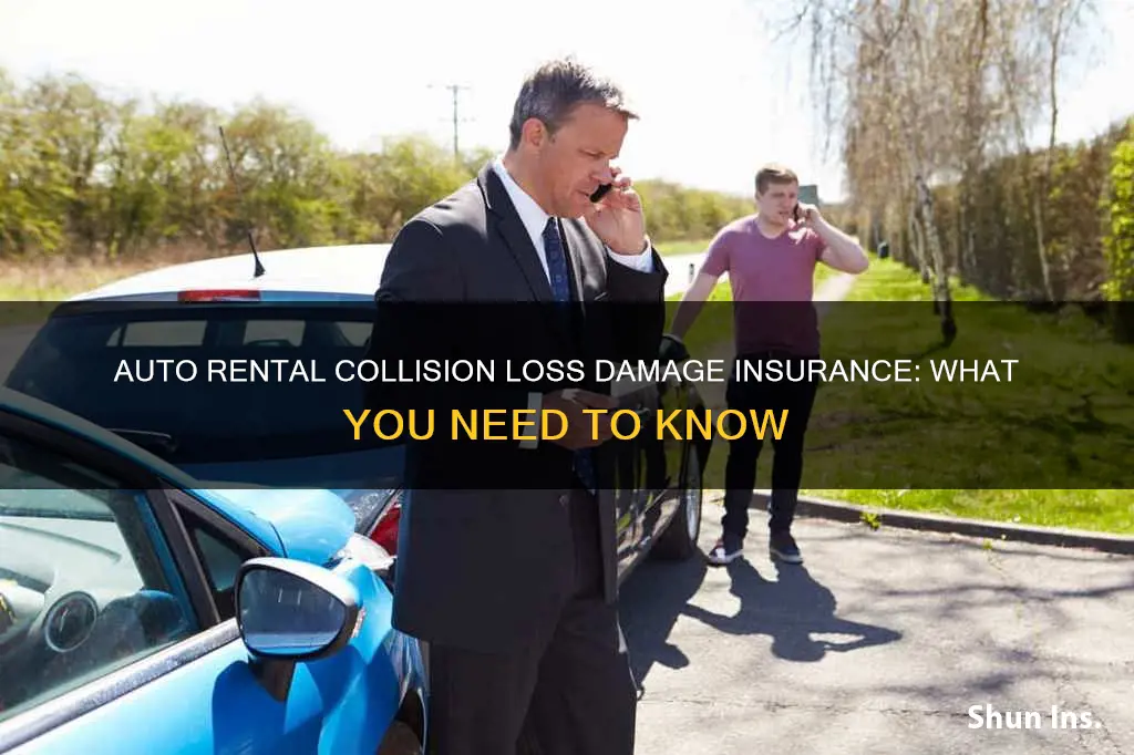 what is auto rental collision loss damage insurance