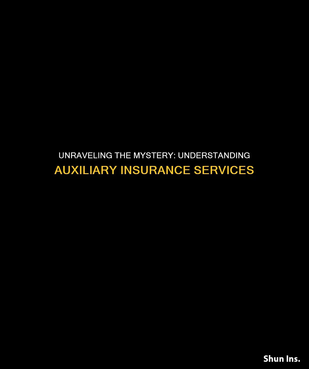 what is auxiliary insurance services