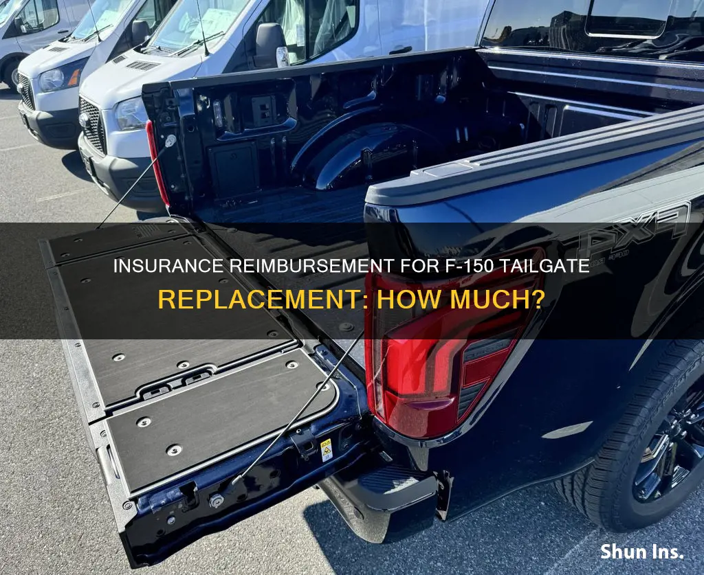 what is average insurance payment to replace tailgate for f150