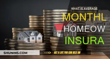 Monthly Homeowners Insurance: What's the Average Cost?