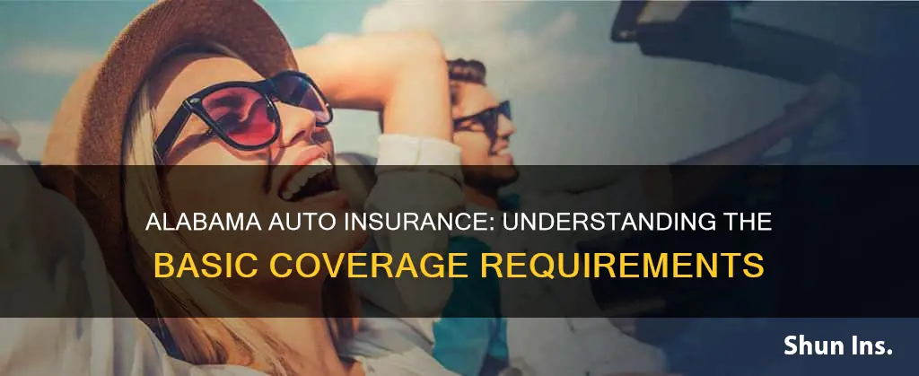 what is basic auto insurance coverage in alabama