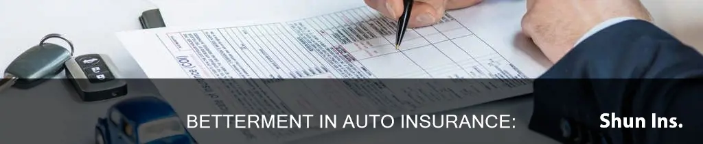 what is betterment in auto insurance