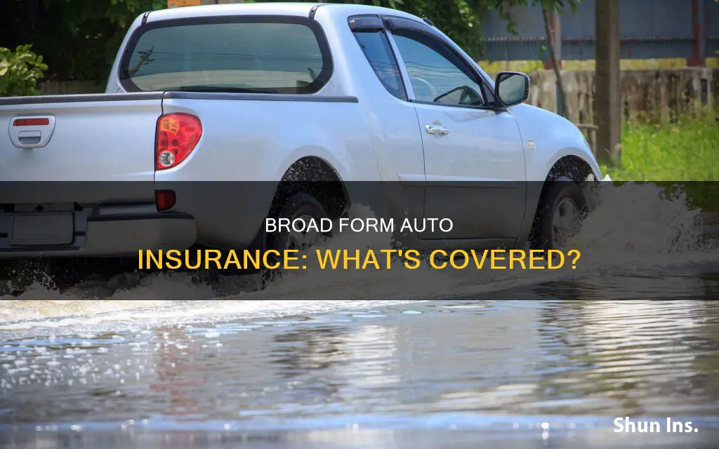 what is broad form auto insurance