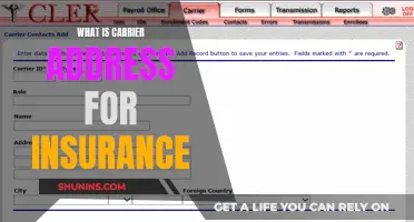 Carrier Address: Insurance Mailing Mystery