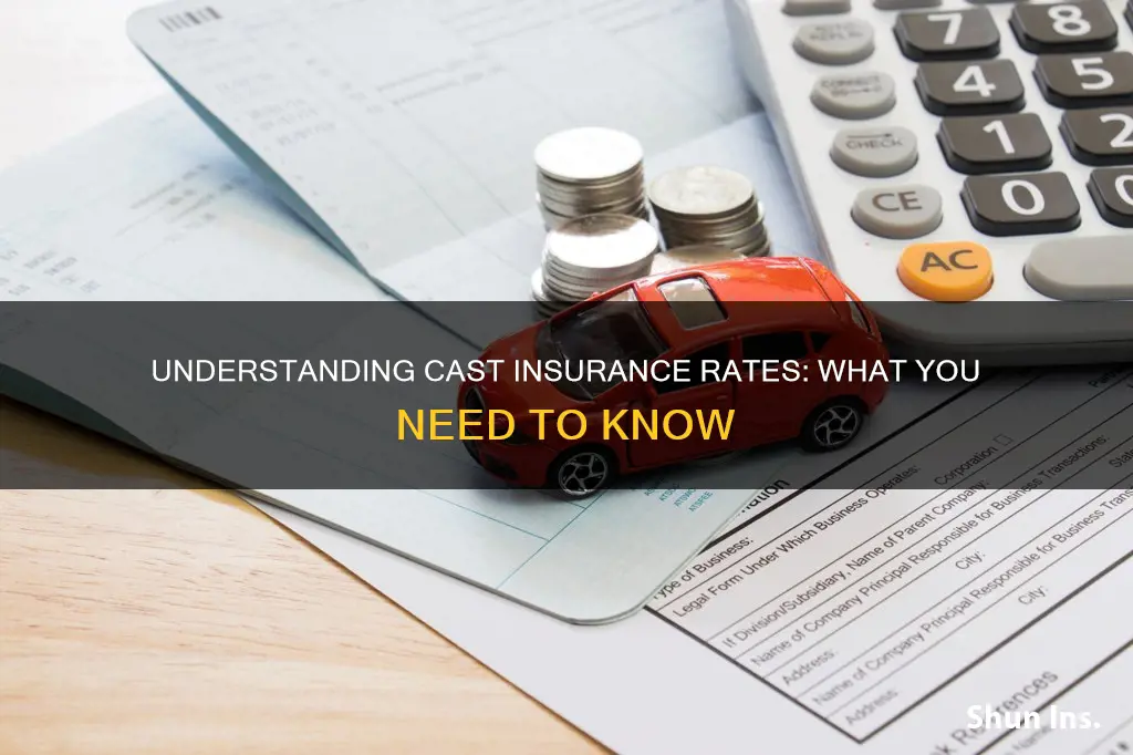 what is cast insurance rate