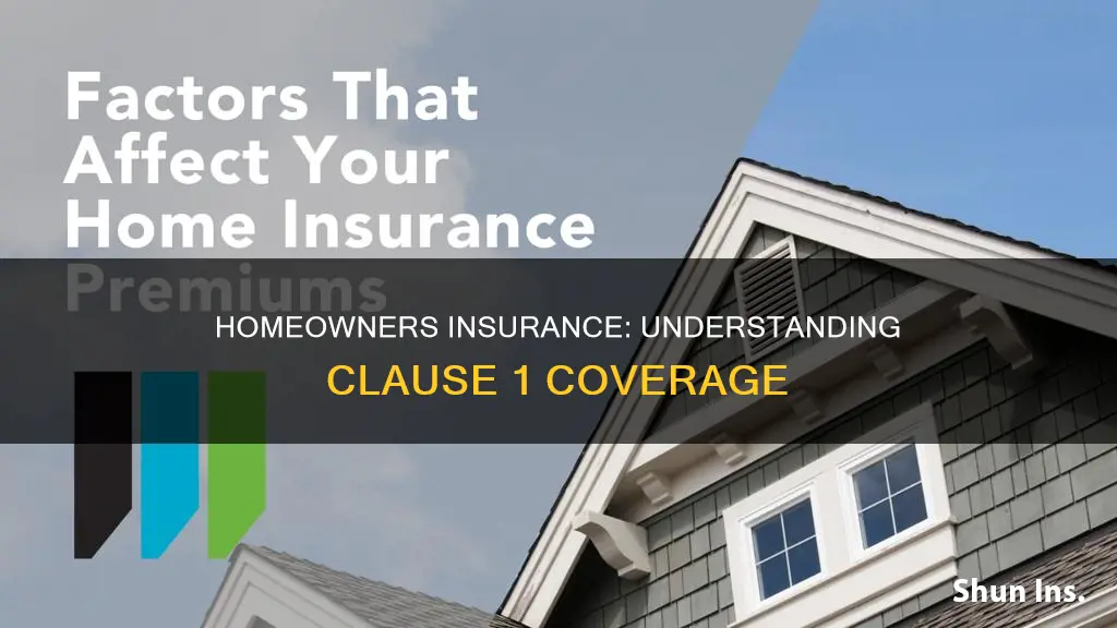 what is clause 1 cover in homeowners insurance