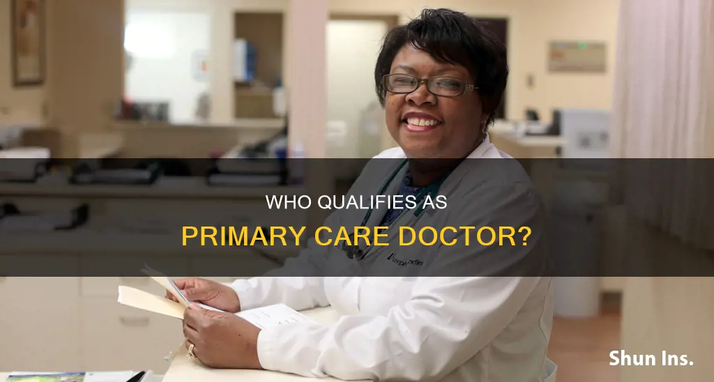 what is considered a primary doctor for insurance