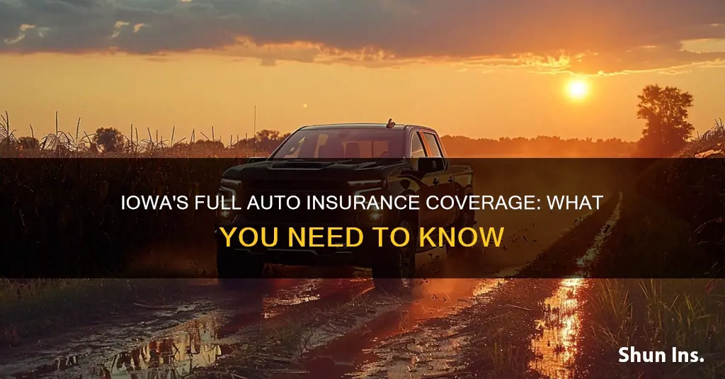 what is considered full coverage auto insurance in iowa