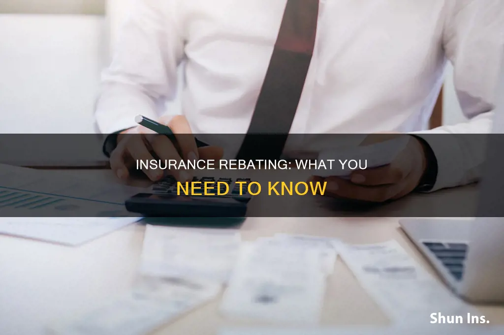 what is considered rebating in insurance