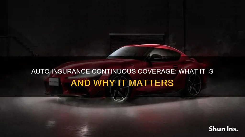 what is continuous coverage with auto insurance