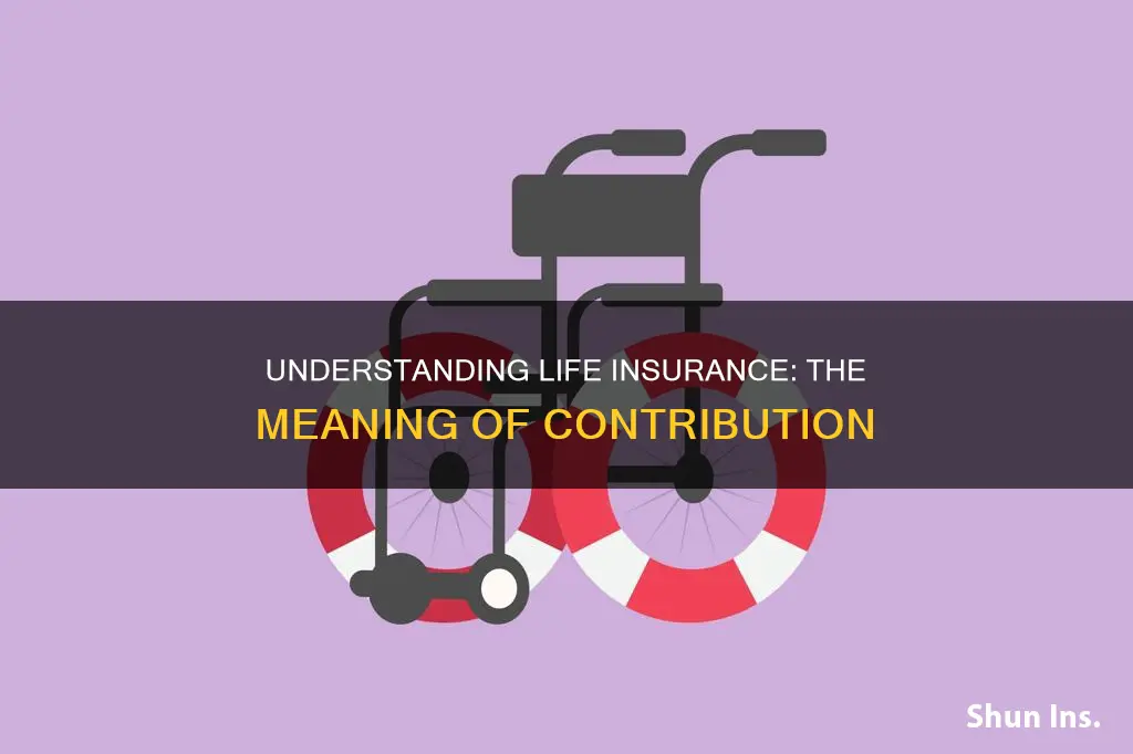 what is contribution in life insurance