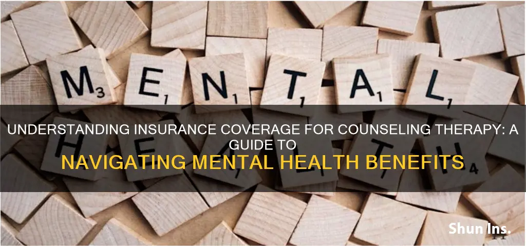 what is counseling therapy under in terms of insurance