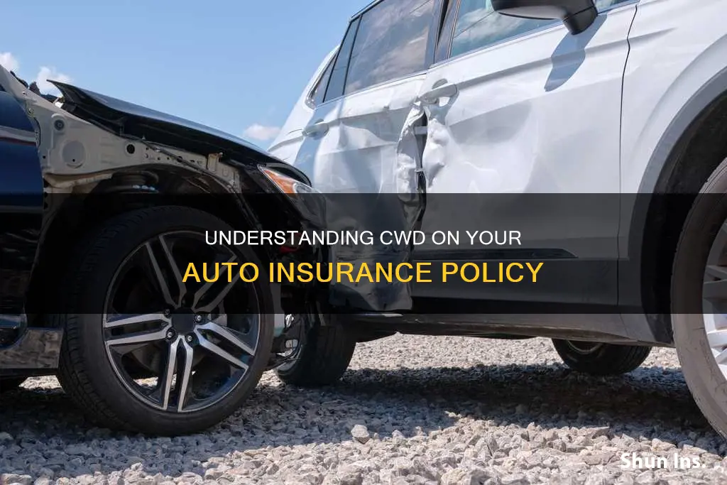 what is cwd on auto insurance