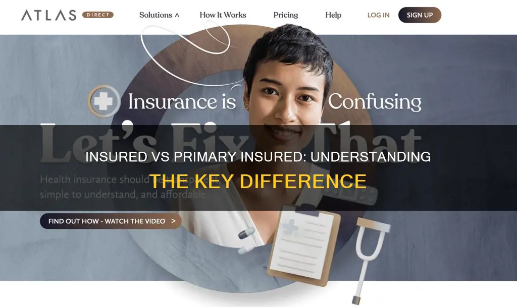 what is difference between insured and primary insured