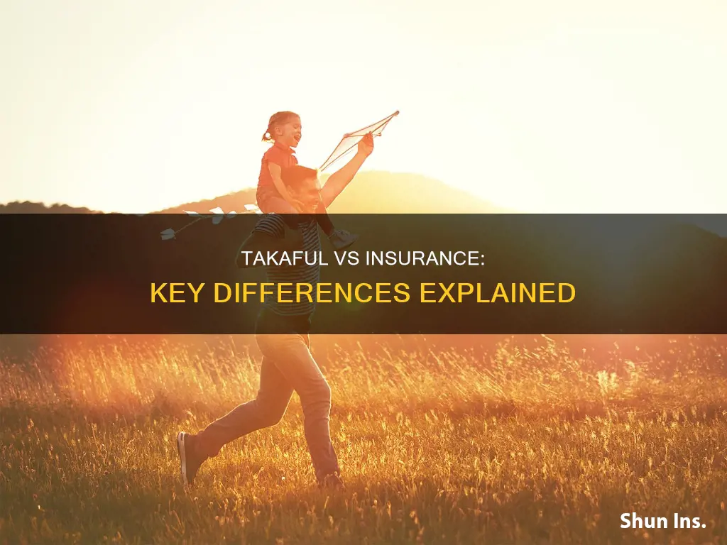 what is difference between takaful and insurance