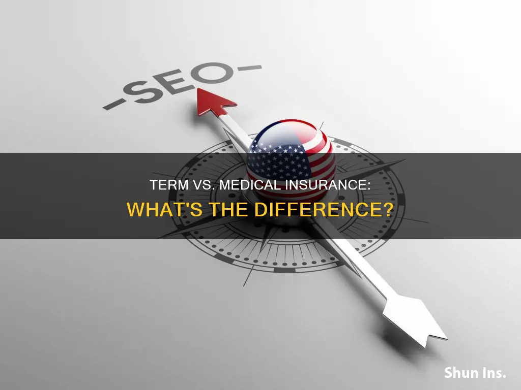 what is difference between term insurance and medical insurance